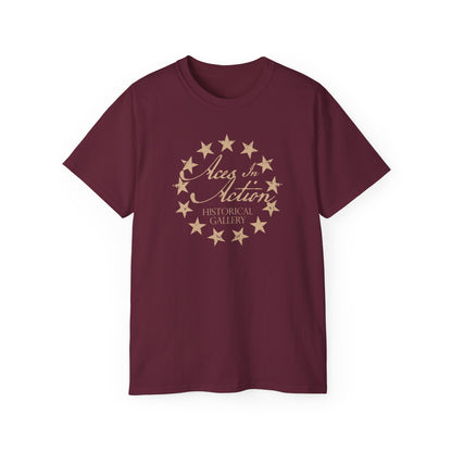 Aces In Action Star and Flag Short Sleeve T-Shirt