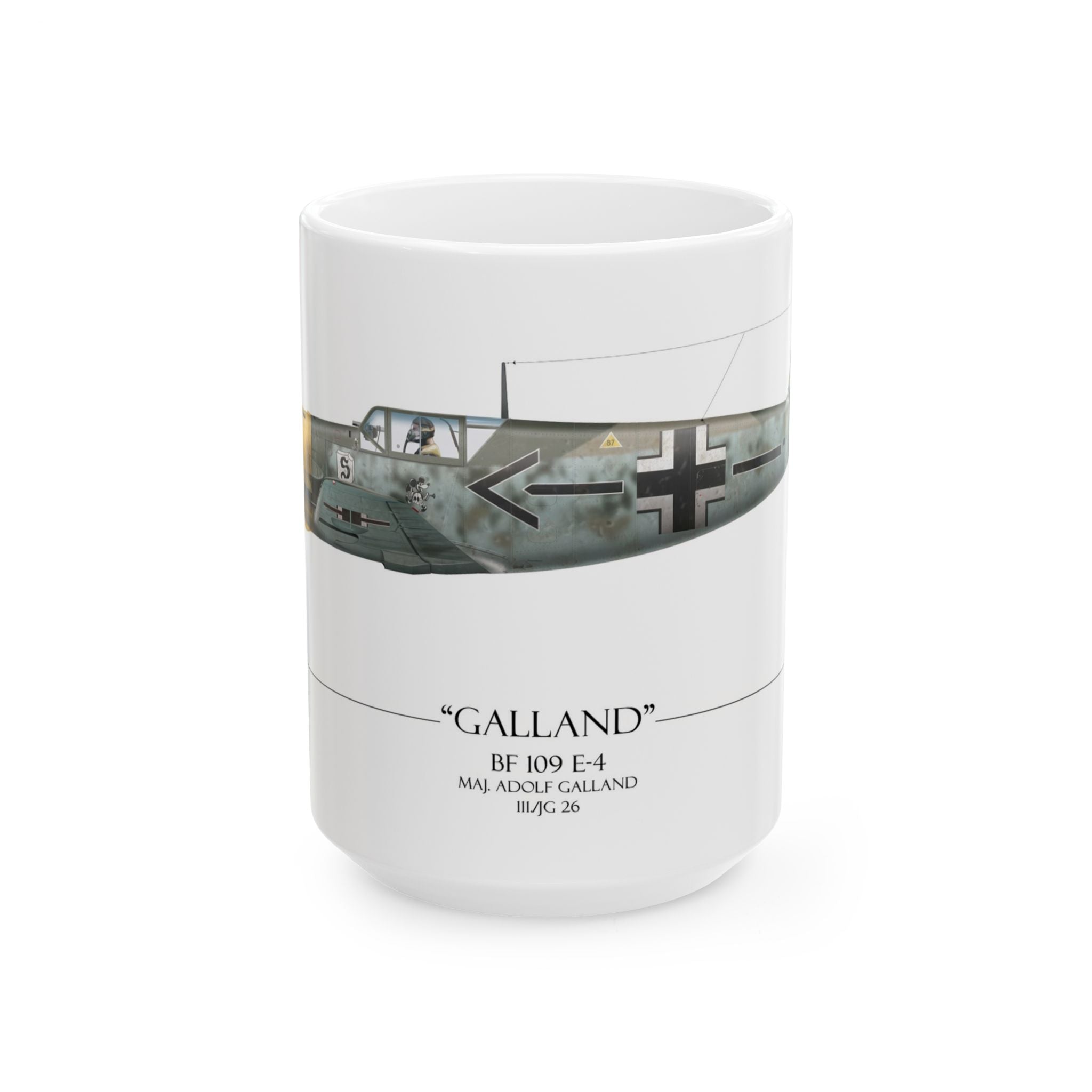 Adolf Galland Bf-109 Coffee Mug