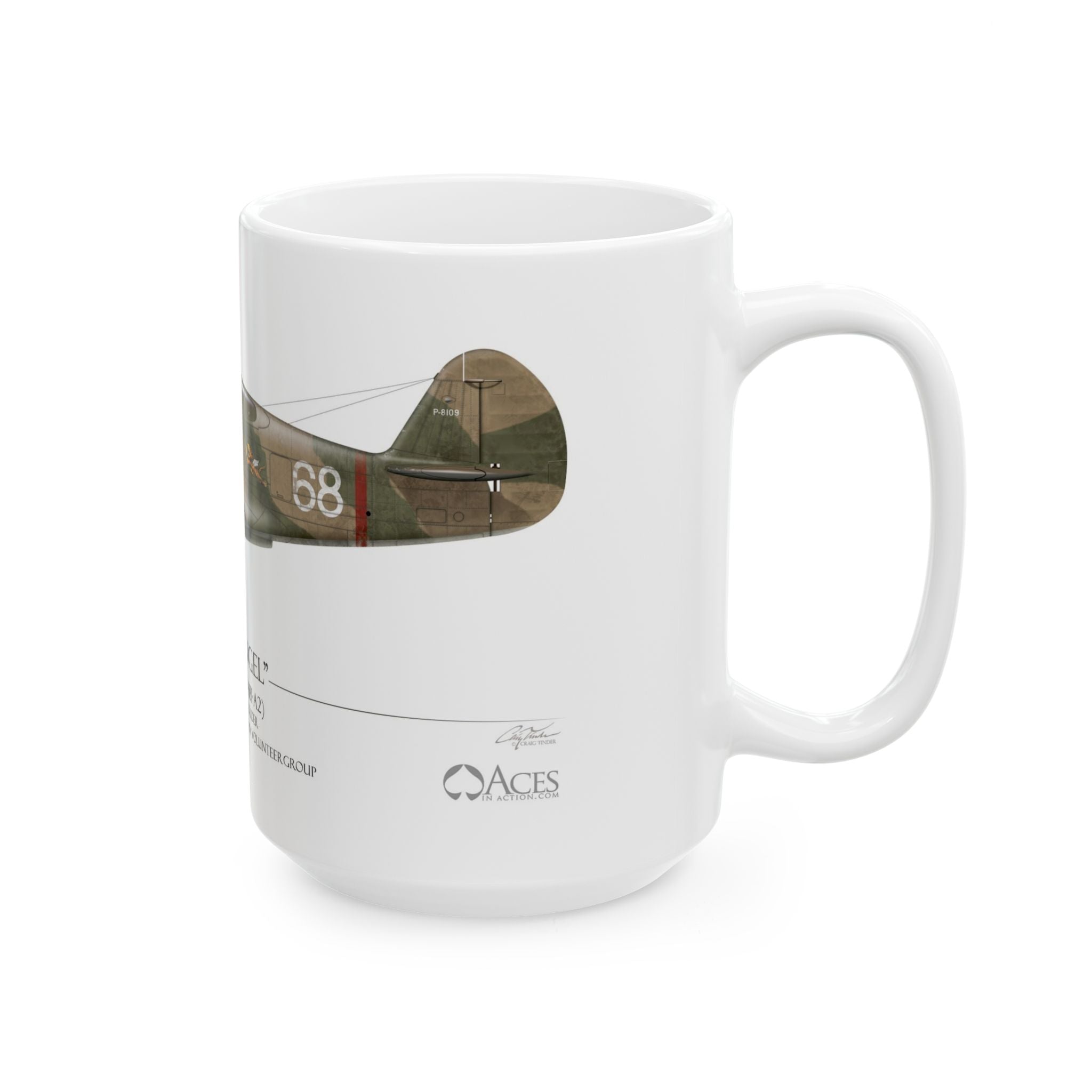 Flying Tigers P-40 Warhawk Coffee Mug