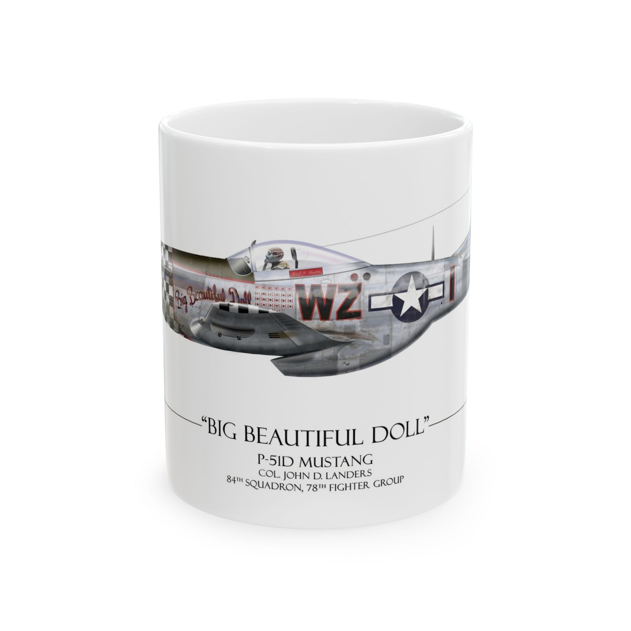 Big Beautiful Doll P-51D Mustang Coffee Mug