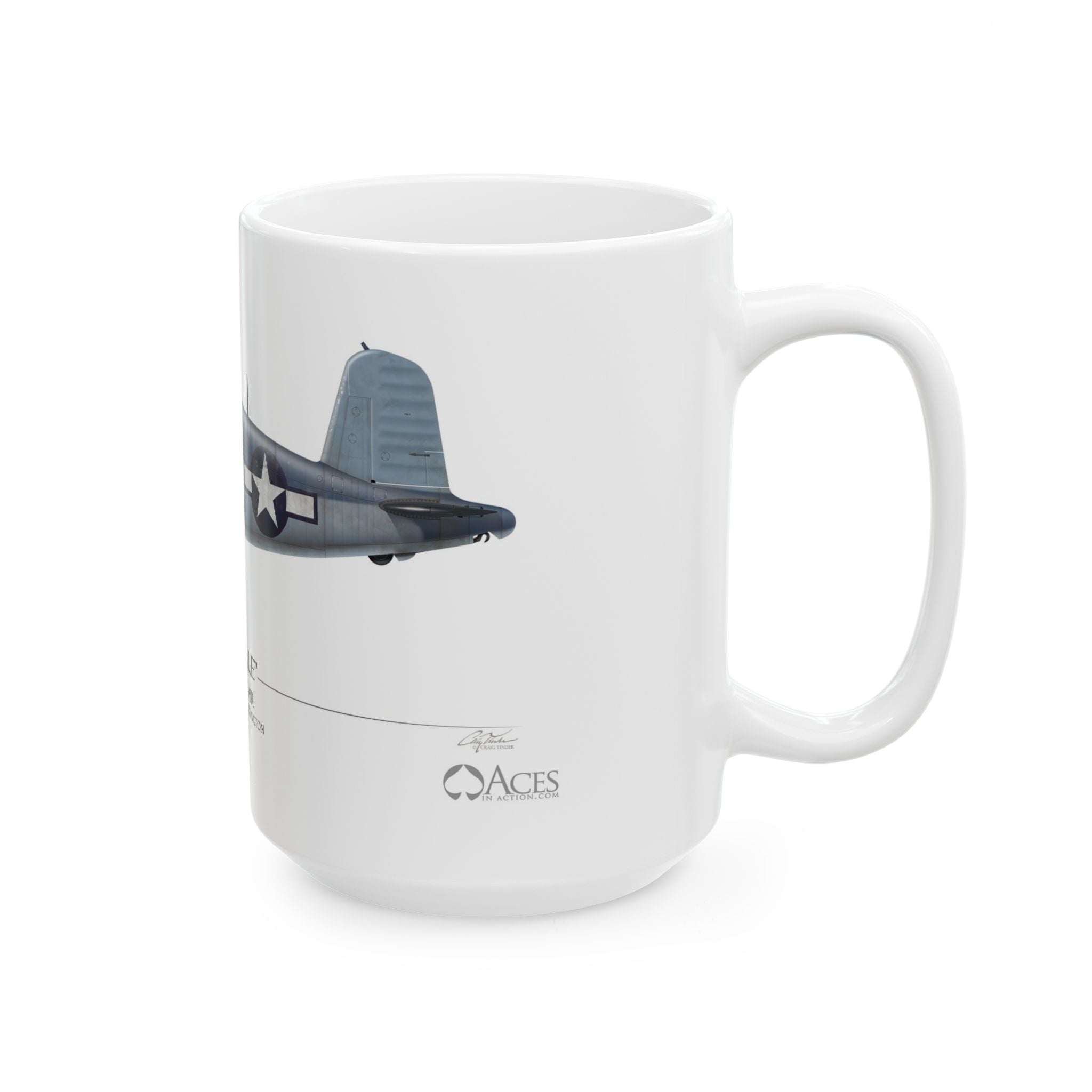 Pappy Boyington F4U Corsair Coffee Mug