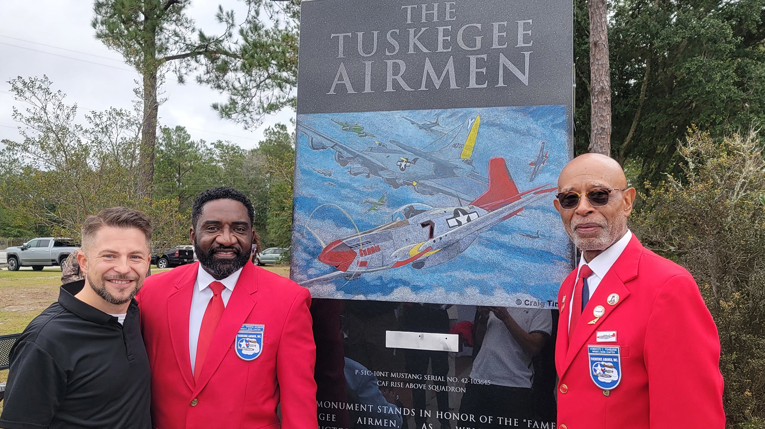 Load video: Tuskegee Airmen Select Artist Craig Tinder