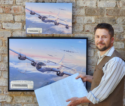 Thunderhead of Precision - B-29 Superfortress Aviation Art-Art Print-Aces In Action: The Workshop of Artist Craig Tinder